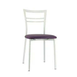 Go 1419 Chaise de cuisine rembourrée en synthétique et métal* Chaise De Cuisine