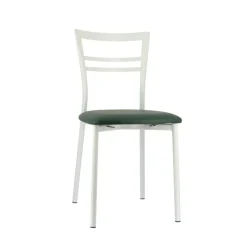 Go 1419 Chaise de cuisine rembourrée en synthétique et métal* Chaise De Cuisine
