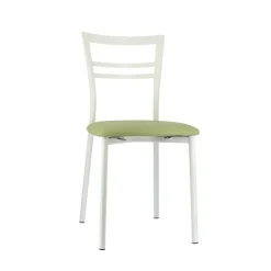 Go 1419 Chaise de cuisine rembourrée en synthétique et métal* Chaise De Cuisine