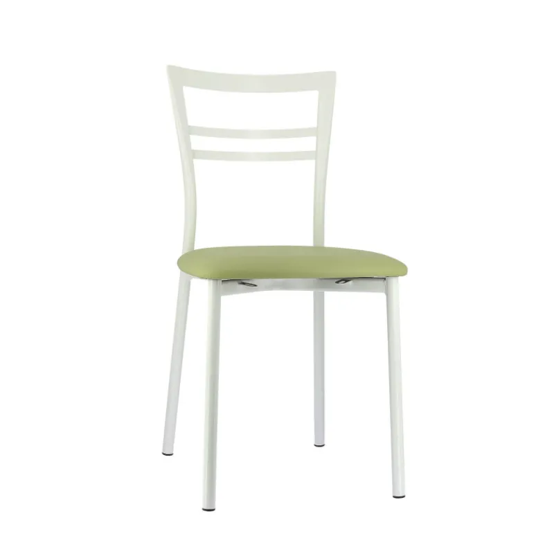 Go 1419 Chaise de cuisine rembourrée en synthétique et métal* Chaise De Cuisine