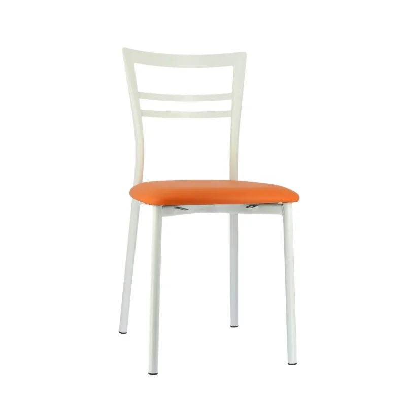 Go 1419 Chaise de cuisine rembourrée en synthétique et métal* Chaise De Cuisine