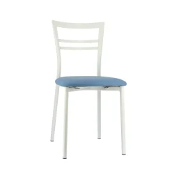 Go 1419 Chaise de cuisine rembourrée en synthétique et métal* Chaise De Cuisine