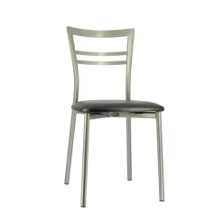 Go 1419 Chaise de cuisine rembourrée en synthétique et métal* Chaise De Cuisine