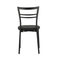 Go 1419 Chaise de cuisine rembourrée en synthétique et métal* Chaise De Cuisine