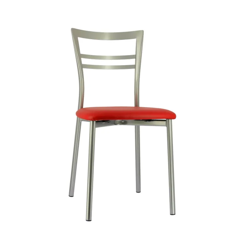Go 1419 Chaise de cuisine rembourrée en synthétique et métal* Chaise De Cuisine