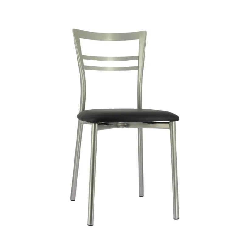 Go 1419 Chaise de cuisine rembourrée en synthétique et métal* Chaise De Cuisine
