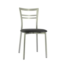 Go 1419 Chaise de cuisine rembourrée en synthétique et métal* Chaise De Cuisine