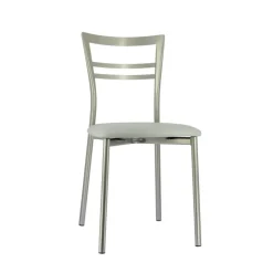Go 1419 Chaise de cuisine rembourrée en synthétique et métal* Chaise De Cuisine