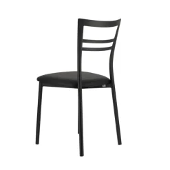 Go 1419 Chaise de cuisine rembourrée en synthétique et métal* Chaise De Cuisine