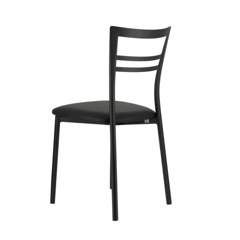 Go 1419 Chaise de cuisine rembourrée en synthétique et métal* Chaise De Cuisine