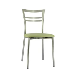 Go 1419 Chaise de cuisine rembourrée en synthétique et métal* Chaise De Cuisine