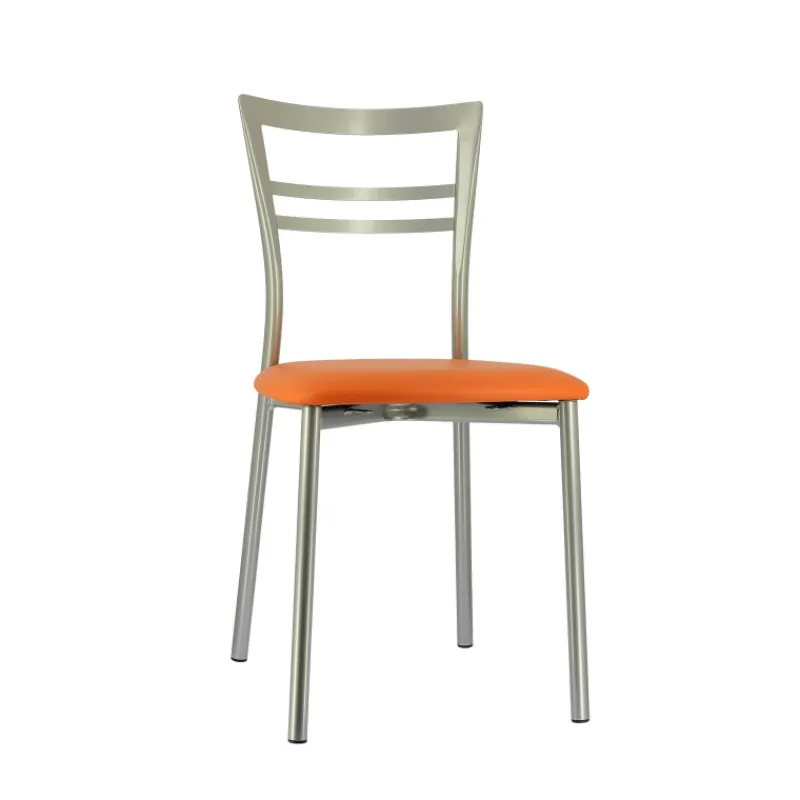 Go 1419 Chaise de cuisine rembourrée en synthétique et métal* Chaise De Cuisine
