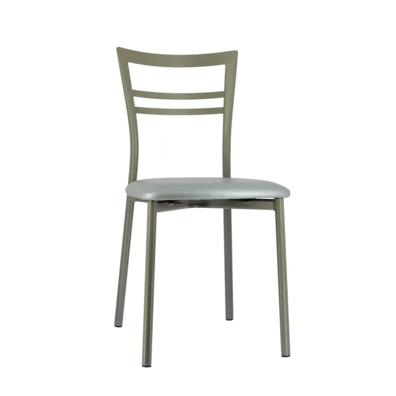 Go 1419 Chaise de cuisine rembourrée en synthétique et métal* Chaise De Cuisine