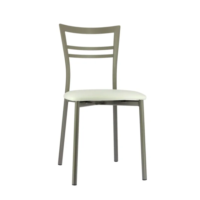 Go 1419 Chaise de cuisine rembourrée en synthétique et métal* Chaise De Cuisine