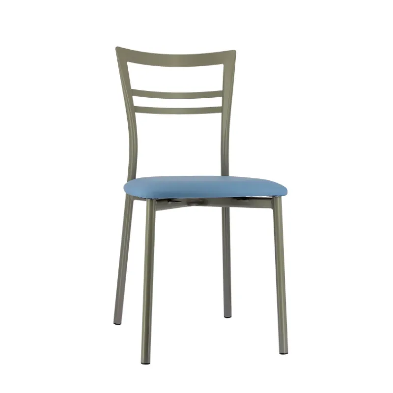 Go 1419 Chaise de cuisine rembourrée en synthétique et métal* Chaise De Cuisine