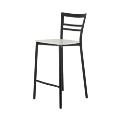 Go Clip Connubia® Tabouret snack contemporain en métal et multiplis bois* Tabouret Snack (assise +/- 65 Cm)|Tabouret De Bar (assise +/- 80 Cm)