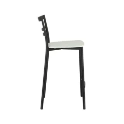 Go Clip Connubia® Tabouret snack contemporain en métal et multiplis bois* Tabouret Snack (assise +/- 65 Cm)|Tabouret De Bar (assise +/- 80 Cm)