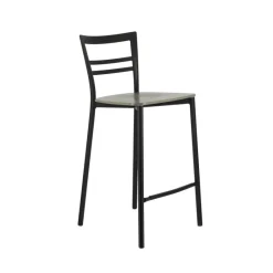 Go Clip Connubia® Tabouret snack contemporain en métal et multiplis bois* Tabouret Snack (assise +/- 65 Cm)|Tabouret De Bar (assise +/- 80 Cm)