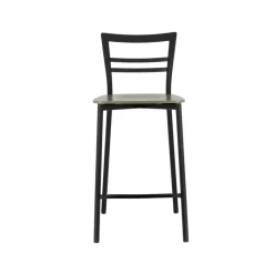 Go Clip Connubia® Tabouret snack contemporain en métal et multiplis bois* Tabouret Snack (assise +/- 65 Cm)|Tabouret De Bar (assise +/- 80 Cm)