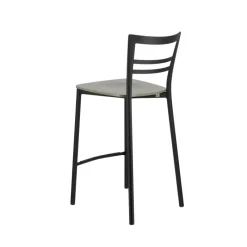 Go Clip Connubia® Tabouret snack contemporain en métal et multiplis bois* Tabouret Snack (assise +/- 65 Cm)|Tabouret De Bar (assise +/- 80 Cm)
