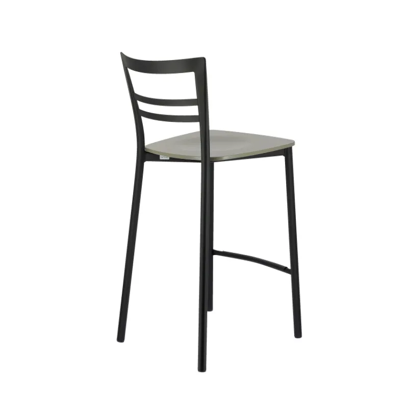 Go Clip Connubia® Tabouret snack contemporain en métal et multiplis bois* Tabouret Snack (assise +/- 65 Cm)|Tabouret De Bar (assise +/- 80 Cm)