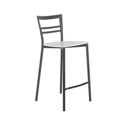 Go Clip Connubia® Tabouret snack contemporain en métal et multiplis bois* Tabouret Snack (assise +/- 65 Cm)|Tabouret De Bar (assise +/- 80 Cm)