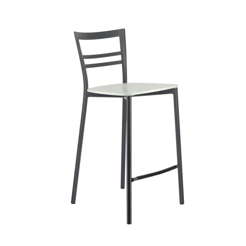 Go Clip Connubia® Tabouret snack contemporain en métal et multiplis bois* Tabouret Snack (assise +/- 65 Cm)|Tabouret De Bar (assise +/- 80 Cm)