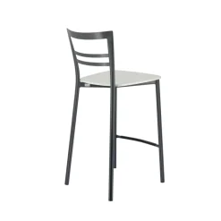 Go Clip Connubia® Tabouret snack contemporain en métal et multiplis bois* Tabouret Snack (assise +/- 65 Cm)|Tabouret De Bar (assise +/- 80 Cm)
