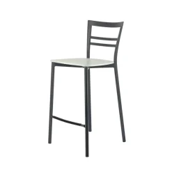 Go Clip Connubia® Tabouret snack contemporain en métal et multiplis bois* Tabouret Snack (assise +/- 65 Cm)|Tabouret De Bar (assise +/- 80 Cm)