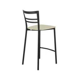 Go Clip Connubia® Tabouret snack contemporain en métal et multiplis bois* Tabouret Snack (assise +/- 65 Cm)|Tabouret De Bar (assise +/- 80 Cm)