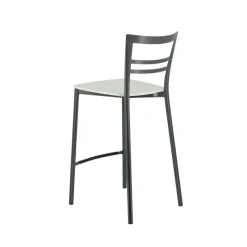 Go Clip Connubia® Tabouret snack contemporain en métal et multiplis bois* Tabouret Snack (assise +/- 65 Cm)|Tabouret De Bar (assise +/- 80 Cm)