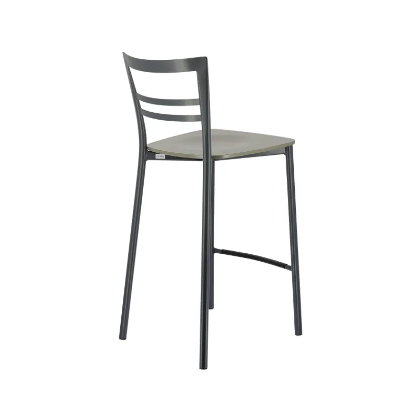 Go Clip Connubia® Tabouret snack contemporain en métal et multiplis bois* Tabouret Snack (assise +/- 65 Cm)|Tabouret De Bar (assise +/- 80 Cm)