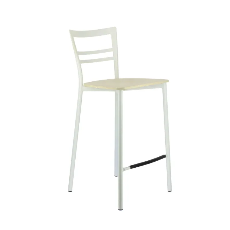 Go Clip Connubia® Tabouret snack contemporain en métal et multiplis bois* Tabouret Snack (assise +/- 65 Cm)|Tabouret De Bar (assise +/- 80 Cm)