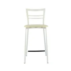 Go Clip Connubia® Tabouret snack contemporain en métal et multiplis bois* Tabouret Snack (assise +/- 65 Cm)|Tabouret De Bar (assise +/- 80 Cm)