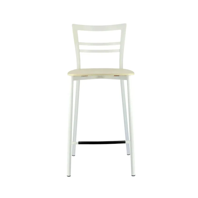 Go Clip Connubia® Tabouret snack contemporain en métal et multiplis bois* Tabouret Snack (assise +/- 65 Cm)|Tabouret De Bar (assise +/- 80 Cm)