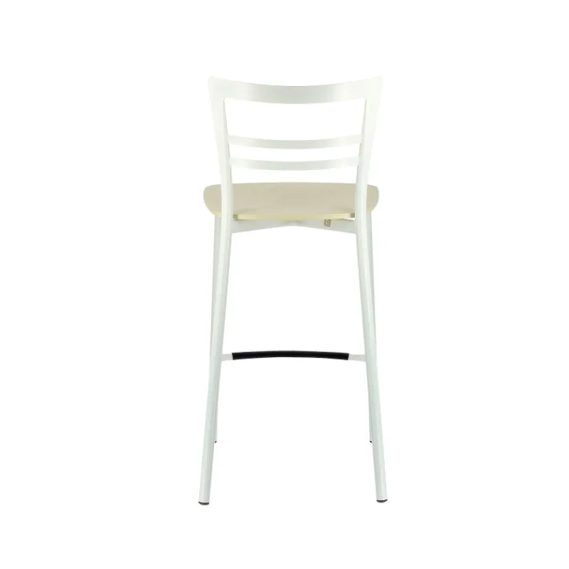 Go Clip Connubia® Tabouret snack contemporain en métal et multiplis bois* Tabouret Snack (assise +/- 65 Cm)|Tabouret De Bar (assise +/- 80 Cm)