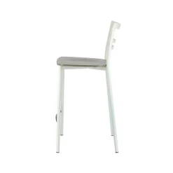 Go Clip Connubia® Tabouret snack contemporain en métal et multiplis bois* Tabouret Snack (assise +/- 65 Cm)|Tabouret De Bar (assise +/- 80 Cm)