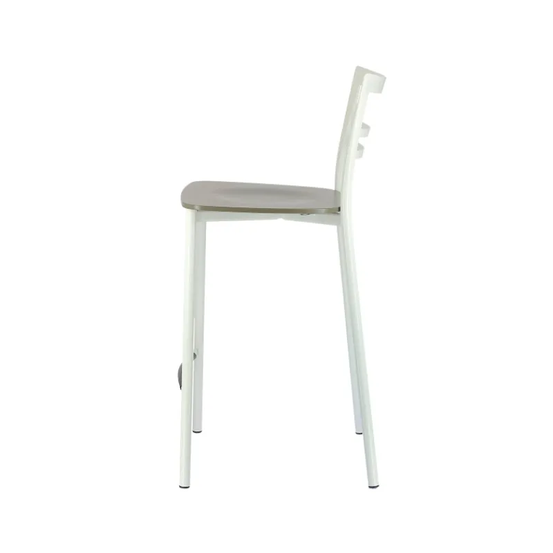 Go Clip Connubia® Tabouret snack contemporain en métal et multiplis bois* Tabouret Snack (assise +/- 65 Cm)|Tabouret De Bar (assise +/- 80 Cm)