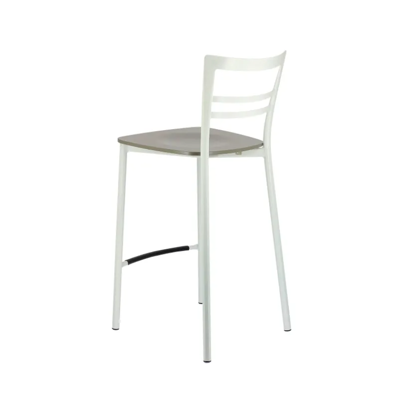 Go Clip Connubia® Tabouret snack contemporain en métal et multiplis bois* Tabouret Snack (assise +/- 65 Cm)|Tabouret De Bar (assise +/- 80 Cm)