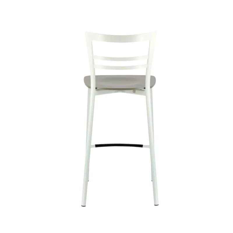 Go Clip Connubia® Tabouret snack contemporain en métal et multiplis bois* Tabouret Snack (assise +/- 65 Cm)|Tabouret De Bar (assise +/- 80 Cm)