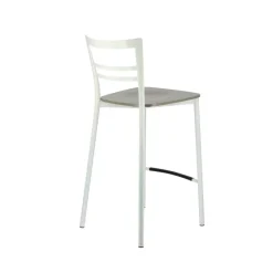 Go Clip Connubia® Tabouret snack contemporain en métal et multiplis bois* Tabouret Snack (assise +/- 65 Cm)|Tabouret De Bar (assise +/- 80 Cm)