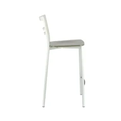 Go Clip Connubia® Tabouret snack contemporain en métal et multiplis bois* Tabouret Snack (assise +/- 65 Cm)|Tabouret De Bar (assise +/- 80 Cm)