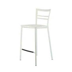 Go Clip Connubia® Tabouret snack contemporain en métal et multiplis bois* Tabouret Snack (assise +/- 65 Cm)|Tabouret De Bar (assise +/- 80 Cm)