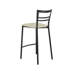 Go Clip Connubia® Tabouret snack contemporain en métal et multiplis bois* Tabouret Snack (assise +/- 65 Cm)|Tabouret De Bar (assise +/- 80 Cm)