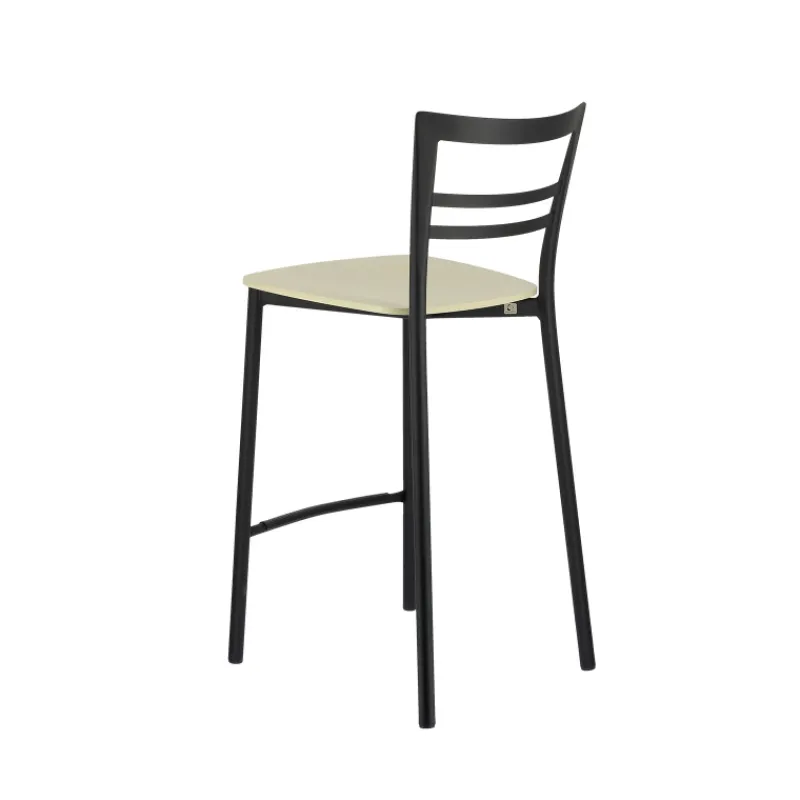 Go Clip Connubia® Tabouret snack contemporain en métal et multiplis bois* Tabouret Snack (assise +/- 65 Cm)|Tabouret De Bar (assise +/- 80 Cm)