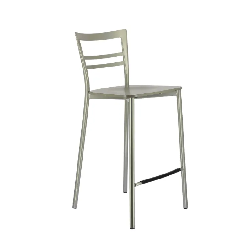 Go Clip Connubia® Tabouret snack contemporain en métal et multiplis bois* Tabouret Snack (assise +/- 65 Cm)|Tabouret De Bar (assise +/- 80 Cm)