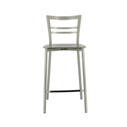 Go Clip Connubia® Tabouret snack contemporain en métal et multiplis bois* Tabouret Snack (assise +/- 65 Cm)|Tabouret De Bar (assise +/- 80 Cm)