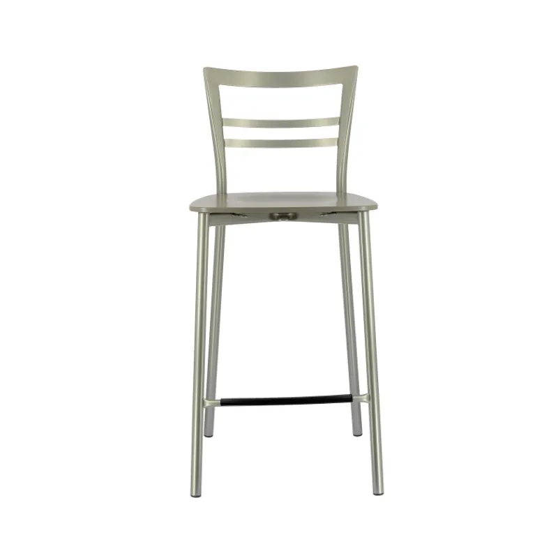 Go Clip Connubia® Tabouret snack contemporain en métal et multiplis bois* Tabouret Snack (assise +/- 65 Cm)|Tabouret De Bar (assise +/- 80 Cm)