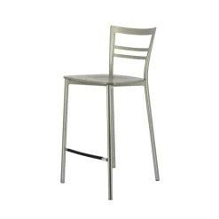 Go Clip Connubia® Tabouret snack contemporain en métal et multiplis bois* Tabouret Snack (assise +/- 65 Cm)|Tabouret De Bar (assise +/- 80 Cm)