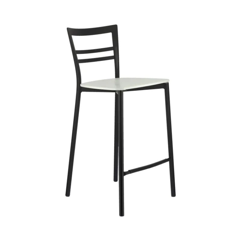 Go Clip Connubia® Tabouret snack contemporain en métal et multiplis bois* Tabouret Snack (assise +/- 65 Cm)|Tabouret De Bar (assise +/- 80 Cm)